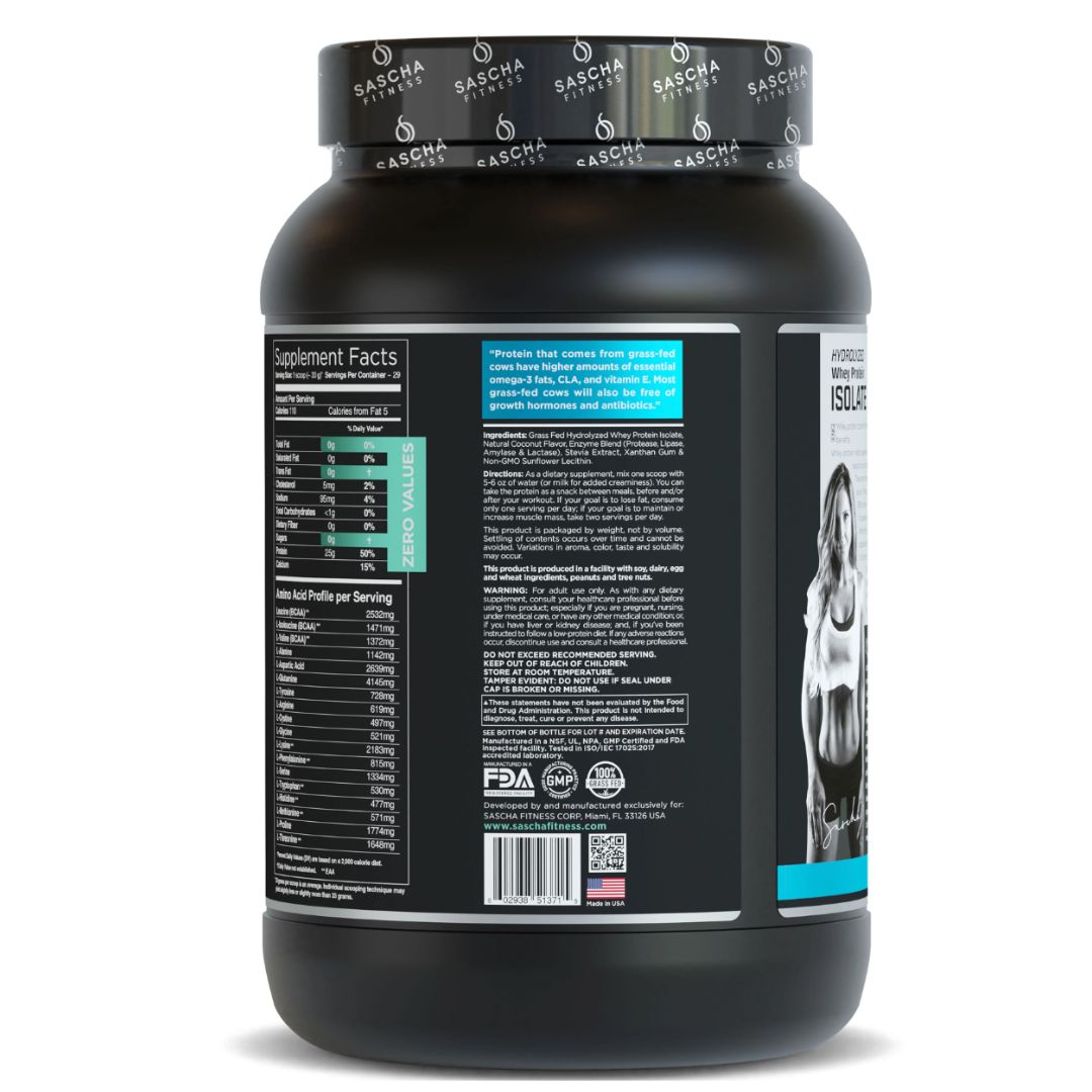 Proteínas Sascha Fitness cero carbohidratos, cero azúcar, cero grasas. Compra en Colombia, En Forma Fit