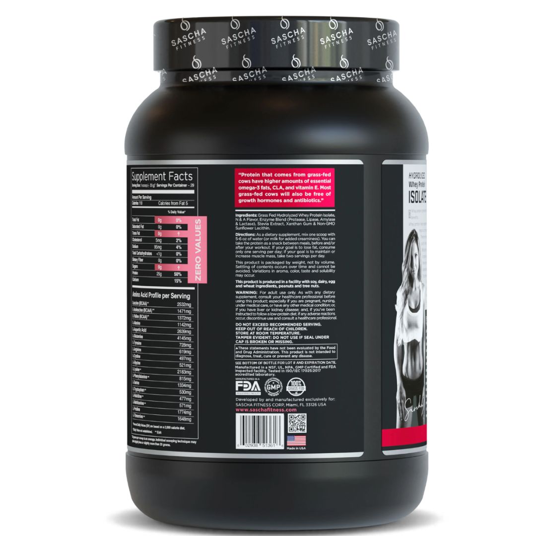 25 g de proteína por porción, ideal para la síntesis de proteínas y la construcción de músculo.