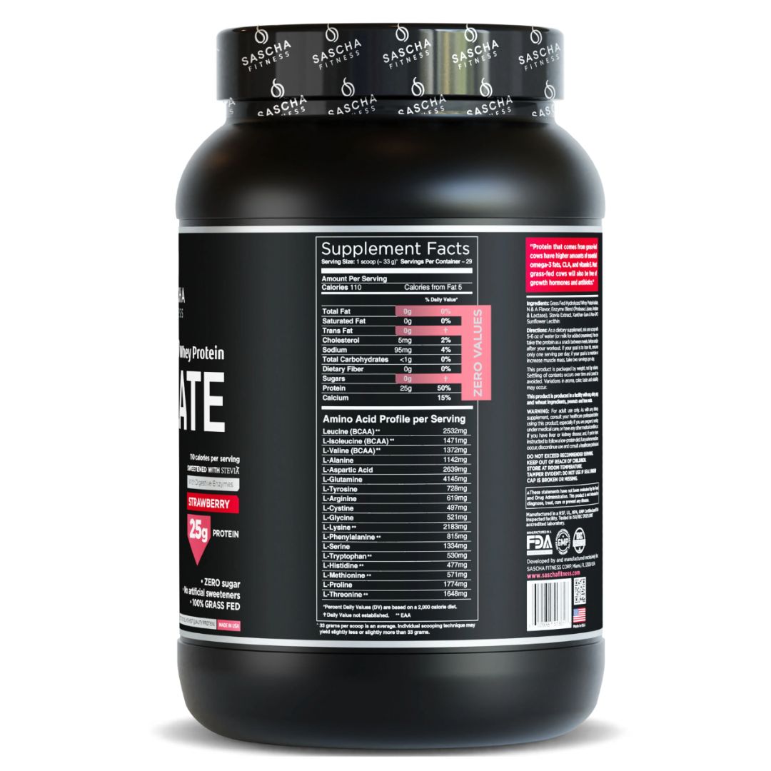 25 g de proteína por porción, ideal para la síntesis de proteínas y la construcción de músculo.