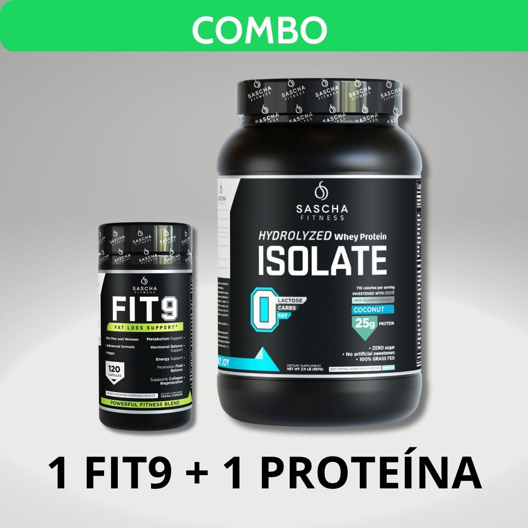 Combo Fit 9 + Proteína | Sascha Fitness – En Forma fit
