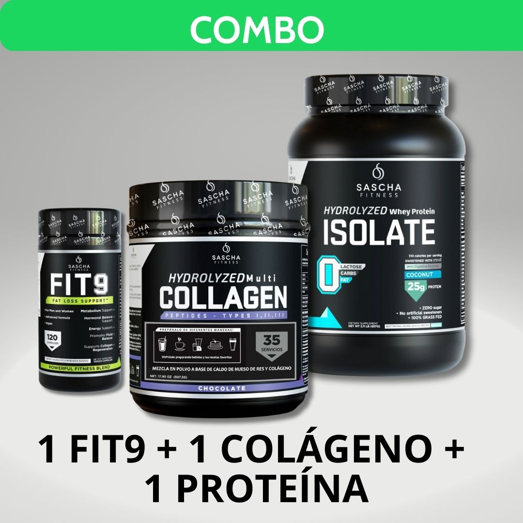 Combo Fit 9 + Proteína | Sascha Fitness – En Forma fit