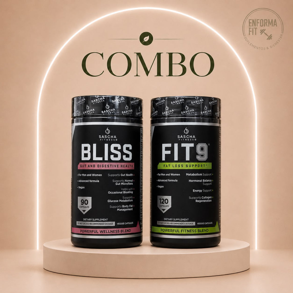Combo Bienestar Sascha Fitness: Bliss + Fit9